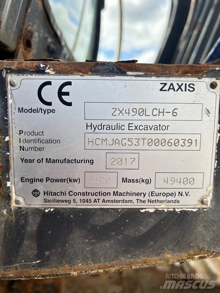 Hitachi 490 LCH-6 Excavadoras de cadenas