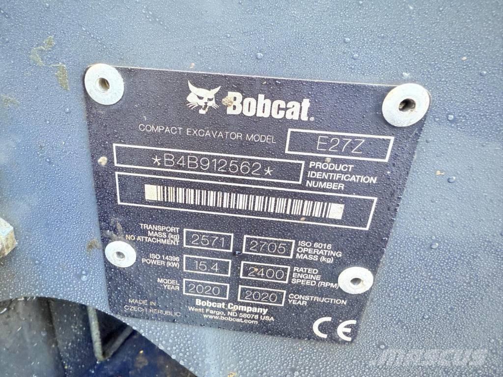 Bobcat E 27z Mini excavadoras < 7t
