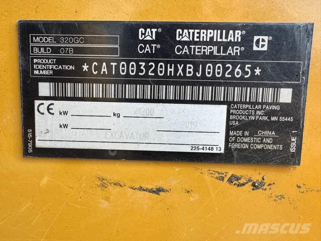 CAT 320GC Excavadoras de cadenas