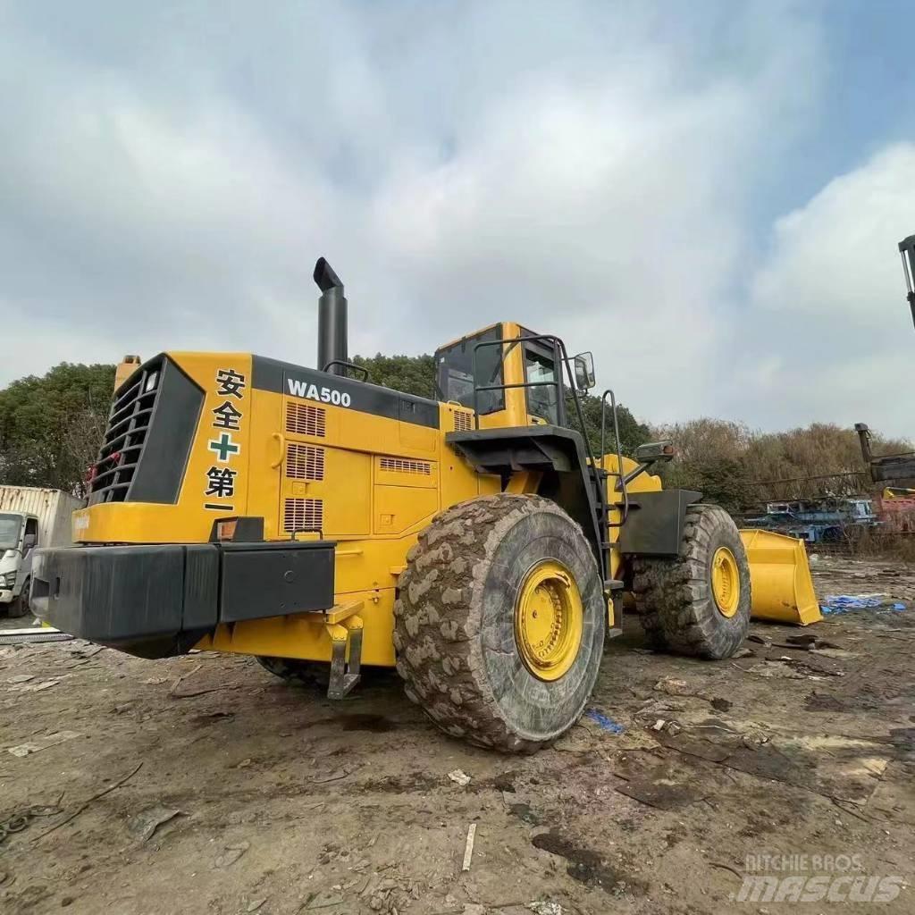 Komatsu WA 500 Cargadoras sobre ruedas