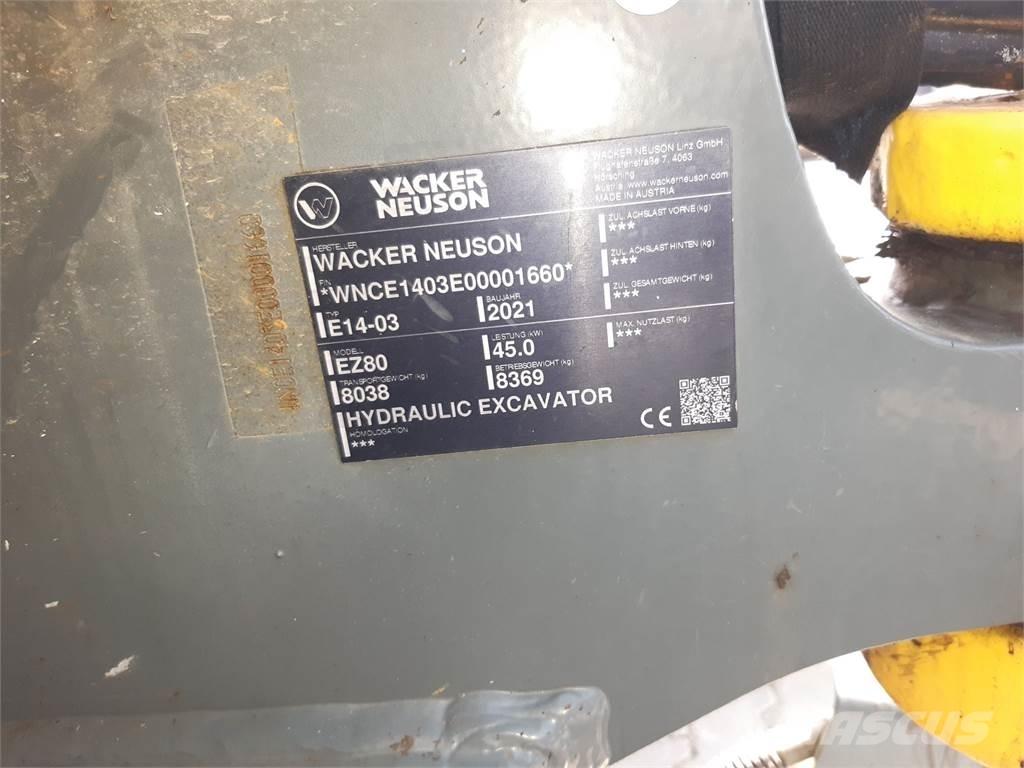 Wacker Neuson EZ80 Excavadoras de cadenas
