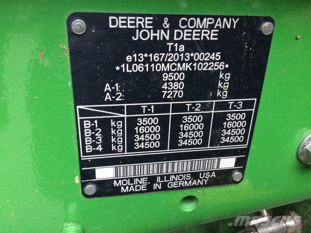 John Deere 6110M Tractores