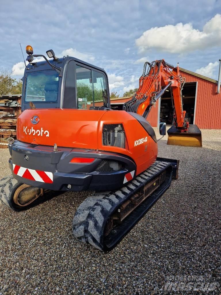 Kubota KX080-4 Mini excavadoras < 7t