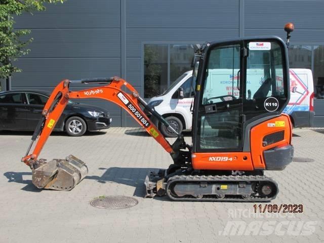 Kubota KX 019-4 Mini excavadoras < 7t