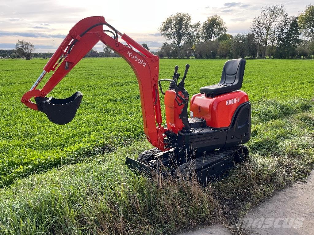 Kubota K 008-3 Mini excavadoras < 7t