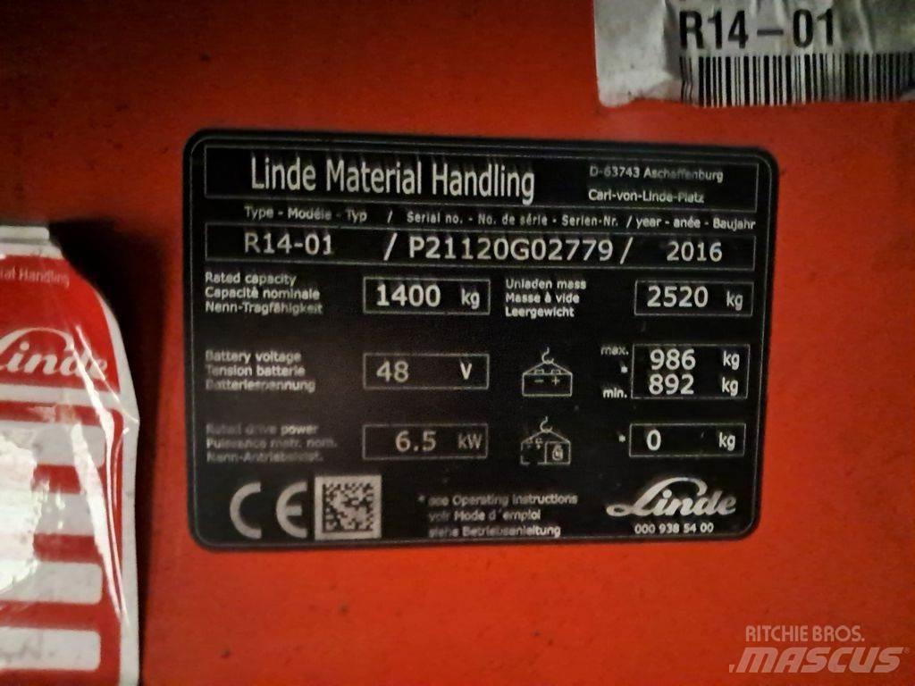 Linde R14-01 Carretillas retráctiles