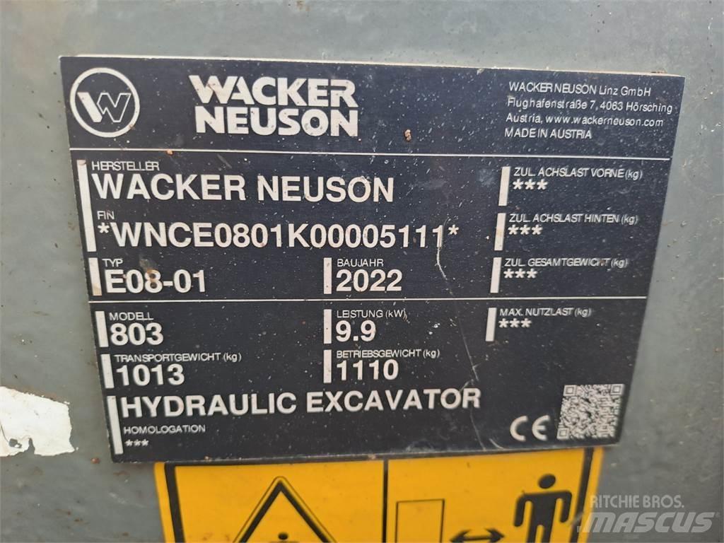 Wacker Neuson 803 Excavadoras de cadenas
