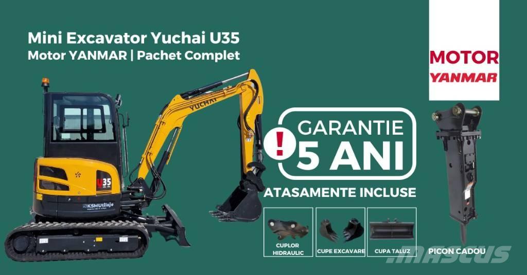 Yuchai U35 STAGE 5 Mini excavadoras < 7t