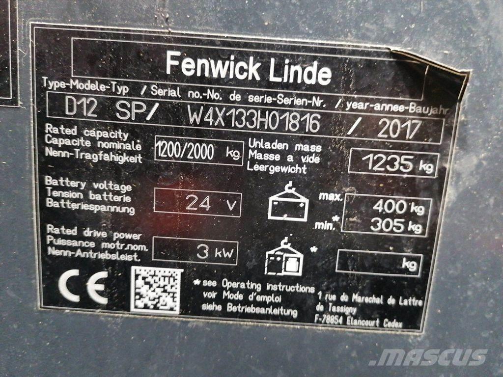 Linde D12 SP Apiladores eléctricos