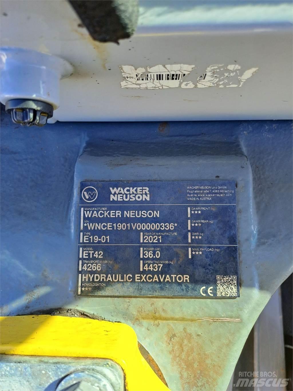 Wacker Neuson ET42 Excavadoras de cadenas