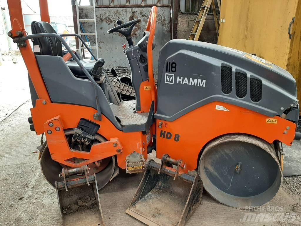 Hamm HD 8 VV Rodillos de doble tambor