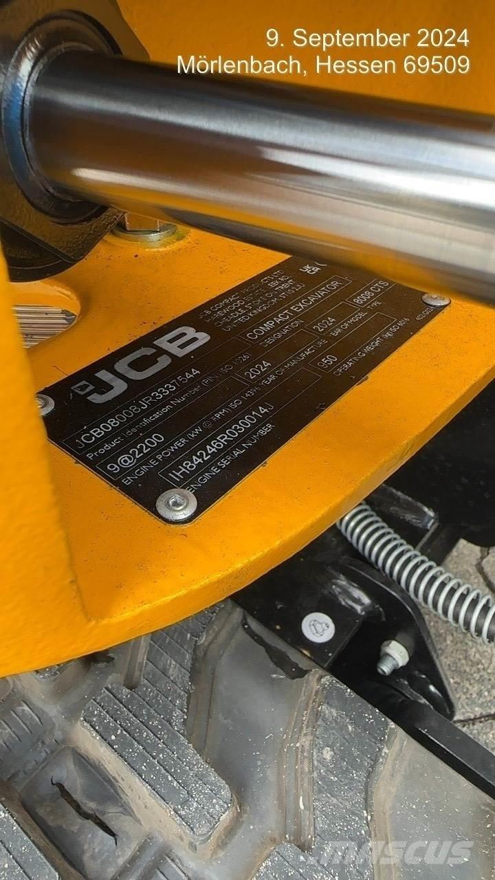 JCB 8008CTS Mini excavadoras < 7t