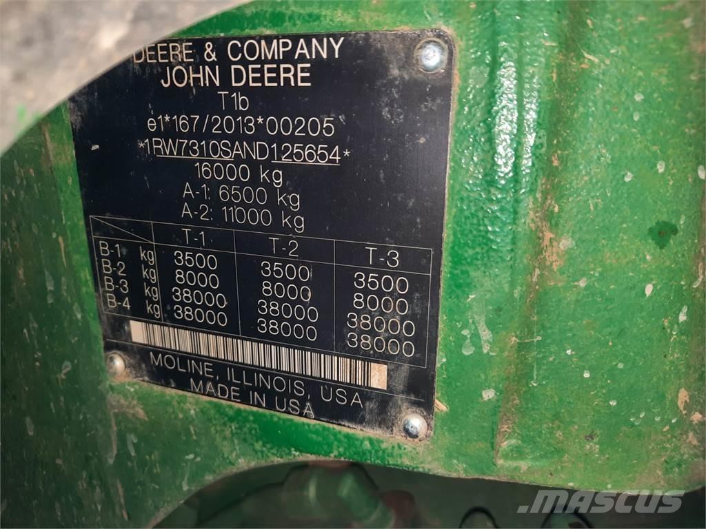 John Deere 7r310 Tractores