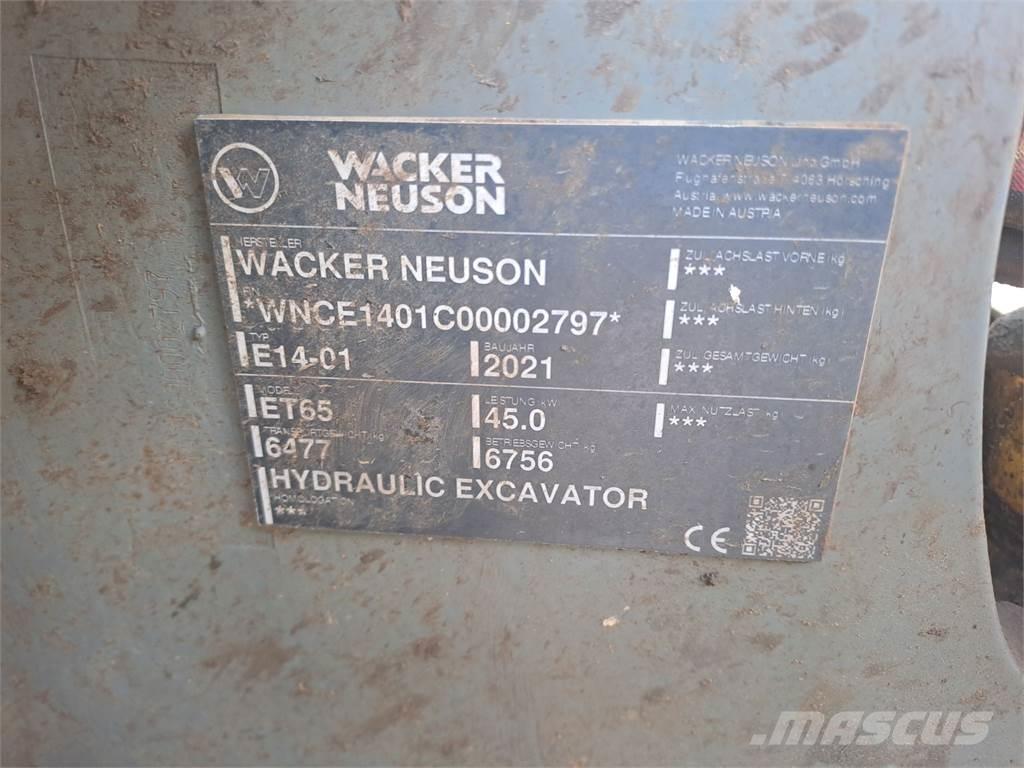 Wacker Neuson ET65 Excavadoras de cadenas