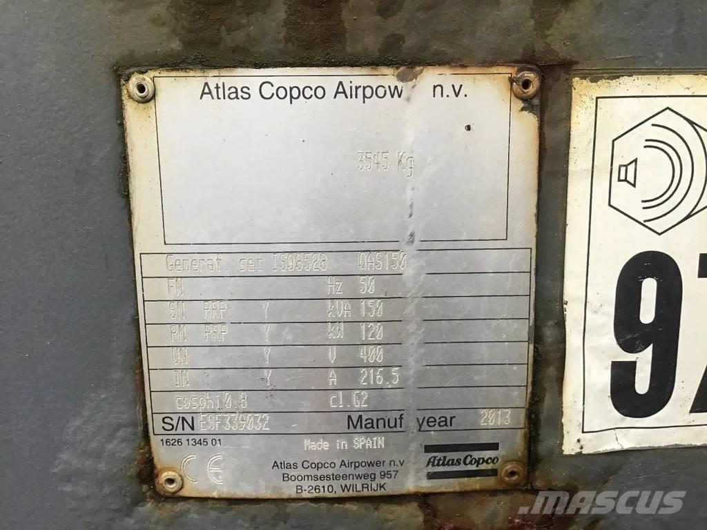 Atlas Copco QAS 150 Otros generadores