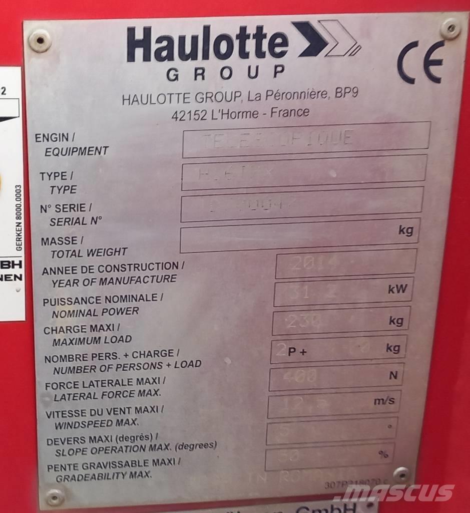 Haulotte H16TPX Plataformas de trabajo telescópica