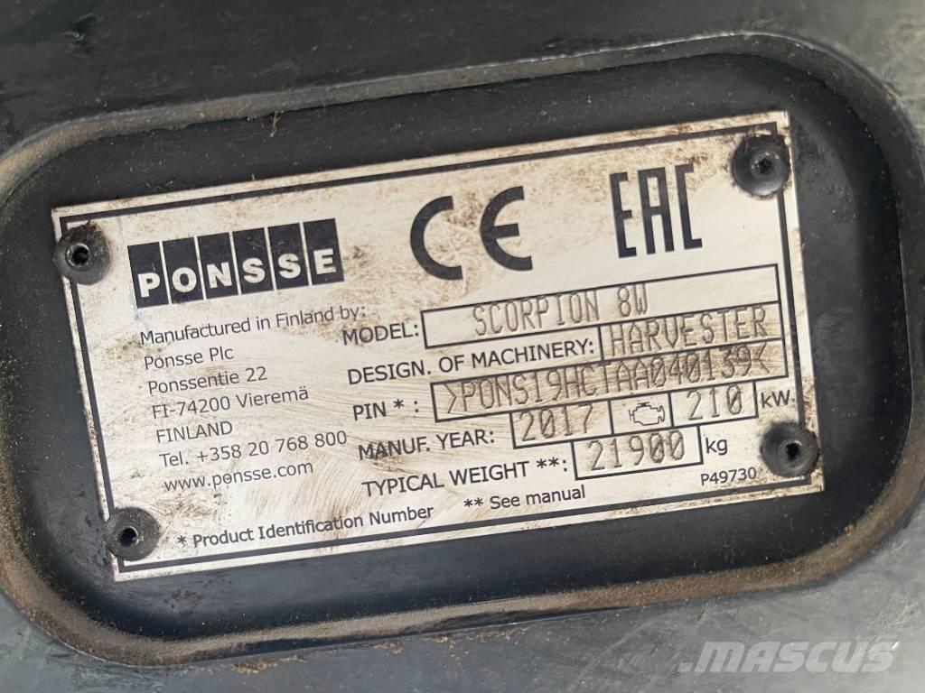 Ponsse Scorpion Cosechadoras