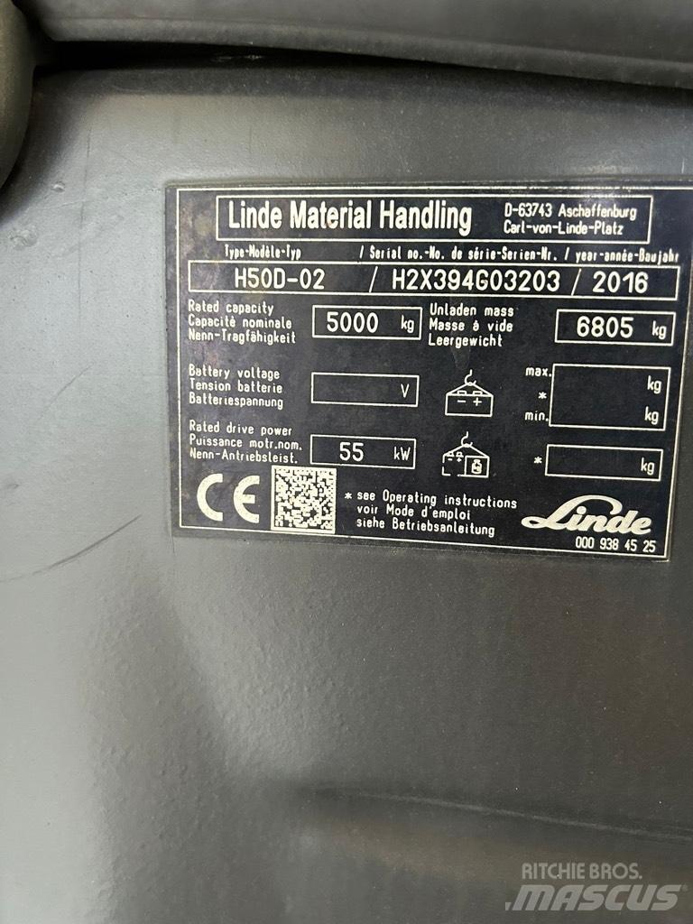 Linde H50D-02 EVO Carretillas diesel