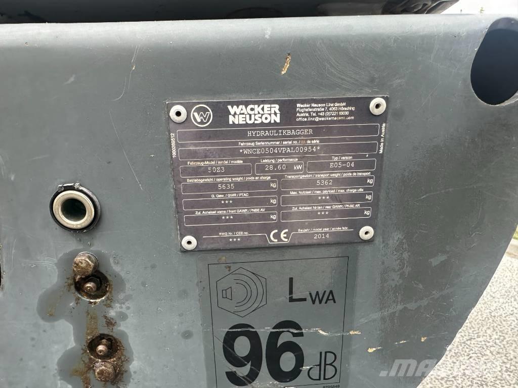 Wacker Neuson 50 Z3 Mini excavadoras < 7t