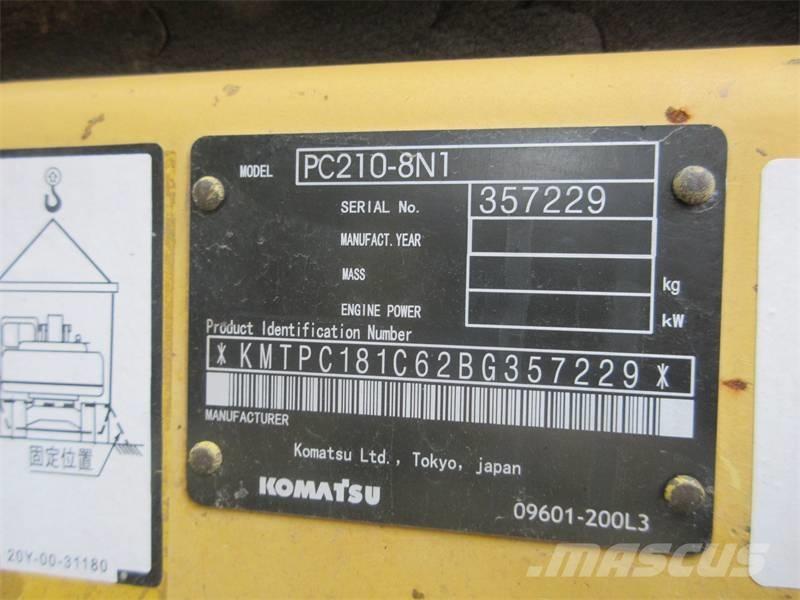 Komatsu PC 210 LC-8 Excavadoras de cadenas