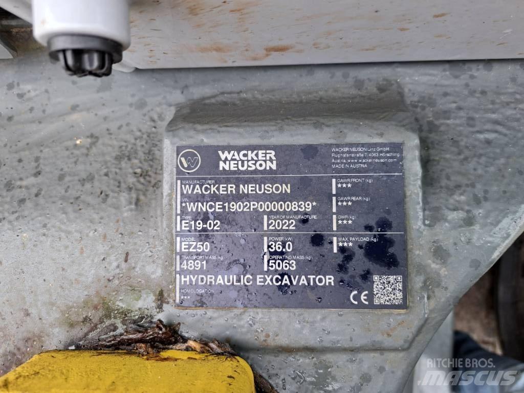 Wacker Neuson EZ50 Excavadoras de cadenas