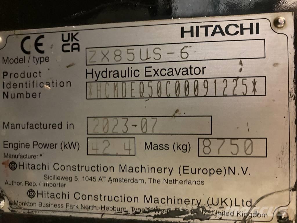 Hitachi ZX 85 US-6 Excavadoras 7t - 12t