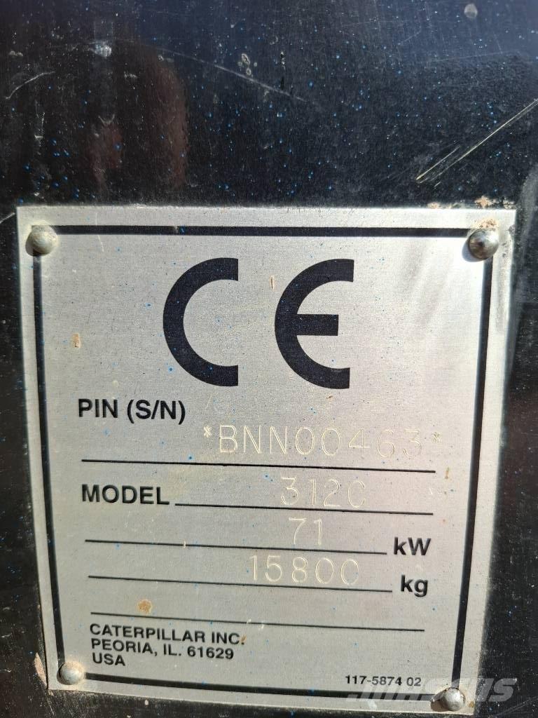 CAT 312 C Excavadoras de cadenas