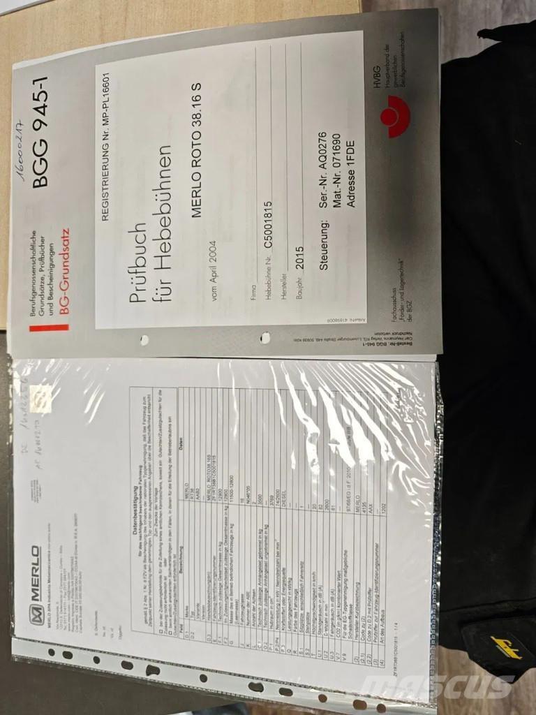 Merlo Roto 38.16S Carretillas telescópicas