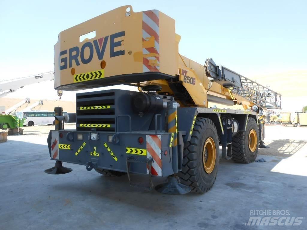 Grove RT 650 E Grúas autopropulsadas