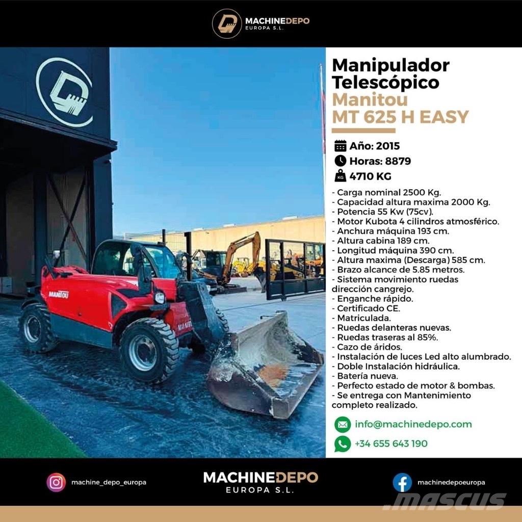 Manitou MT 625 H Carretillas telescópicas