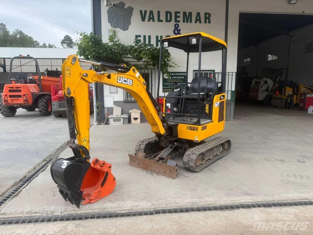 JCB 16 C-1, 904h Mini excavadoras < 7t
