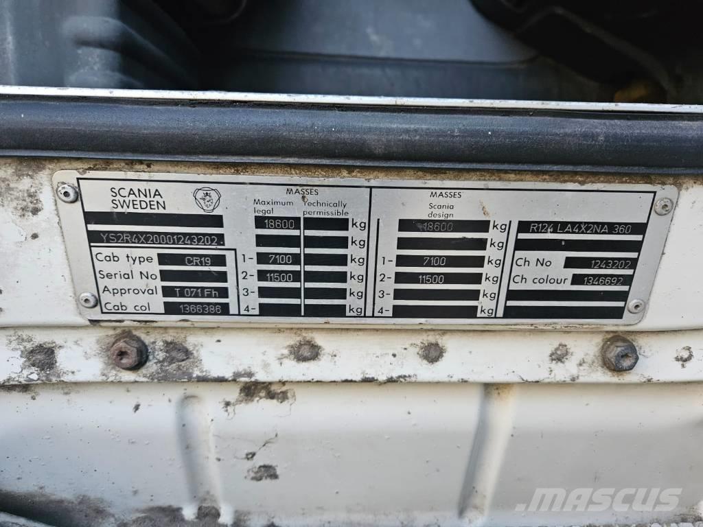Scania 124 L 360 Cabezas tractoras