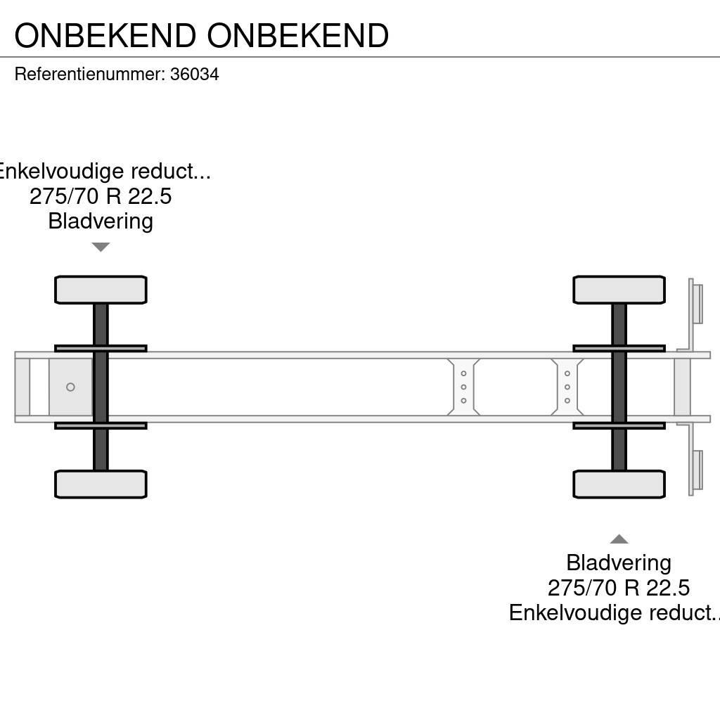  Onbekend ONBEKEND Semirremolques de plataformas planas/laterales abatibles
