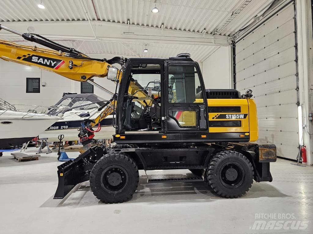 Sany SY 155 W Excavadoras de ruedas