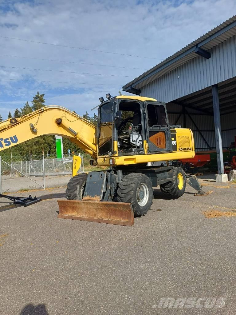 Komatsu PW 160-7-4x4 Excavadoras de ruedas