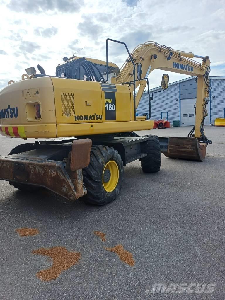 Komatsu PW 160-7-4x4 Excavadoras de ruedas