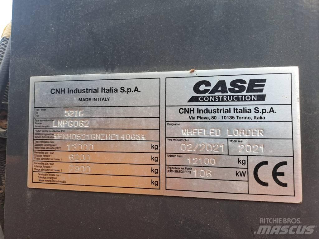 CASE 521 G XR Cargadoras sobre ruedas