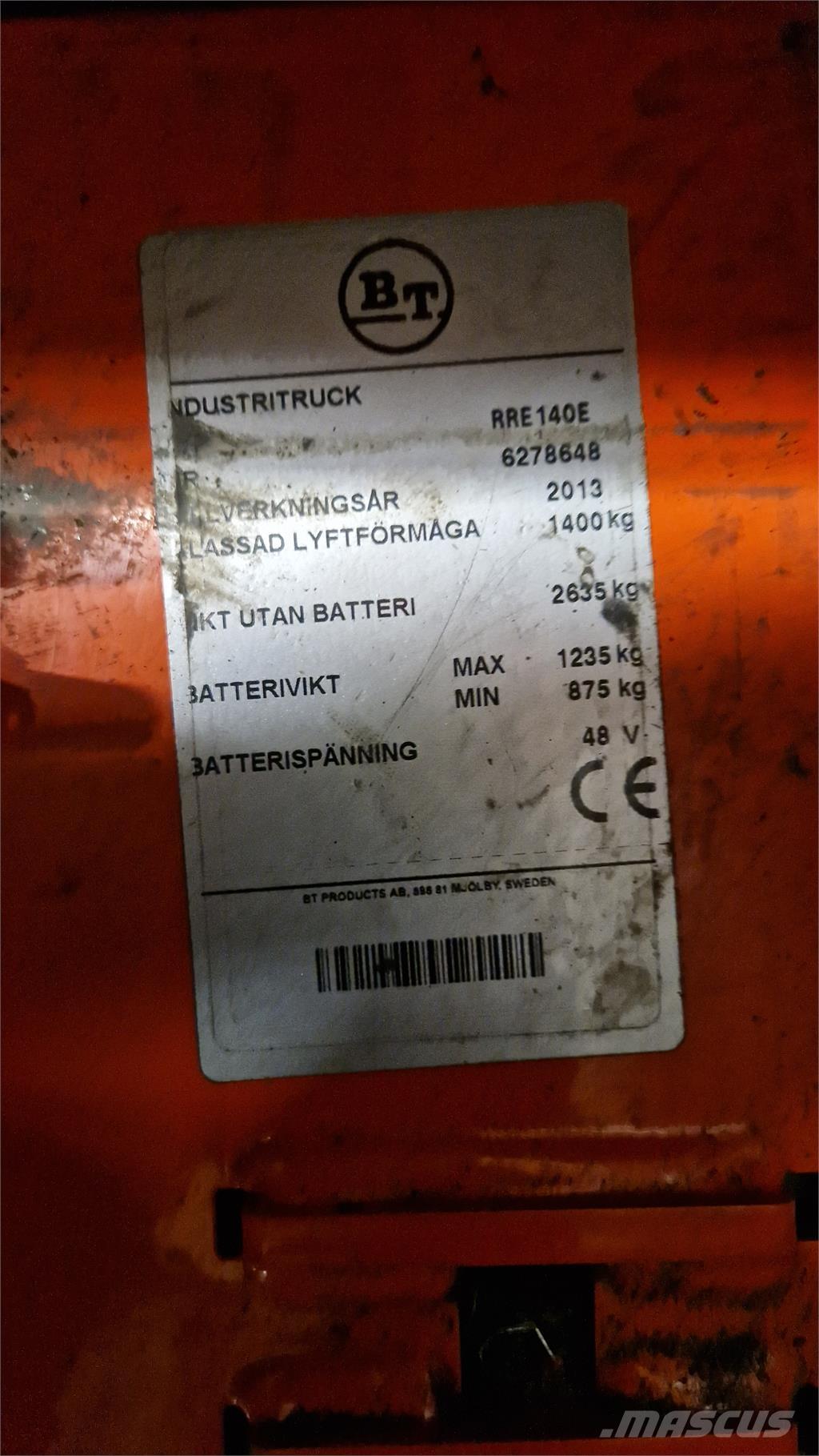 BT RRE140E Carretillas retráctiles