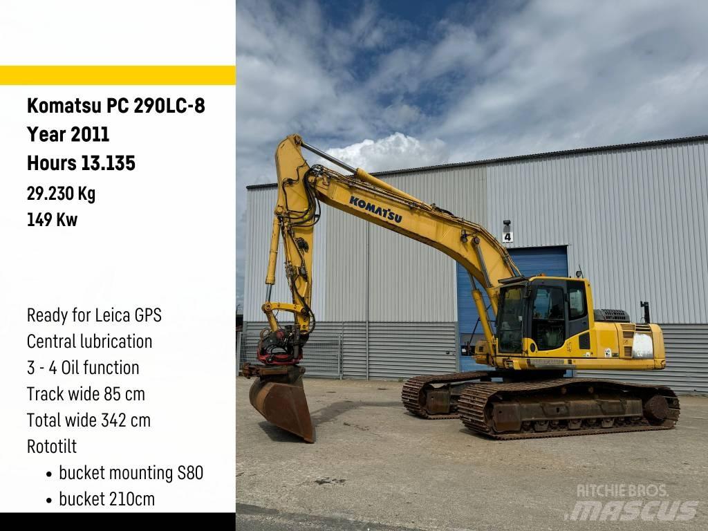 Komatsu PC 290 LC-8 Excavadoras de cadenas
