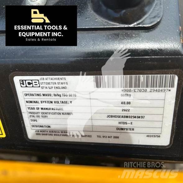 JCB HTD5E Dúmpers de obra
