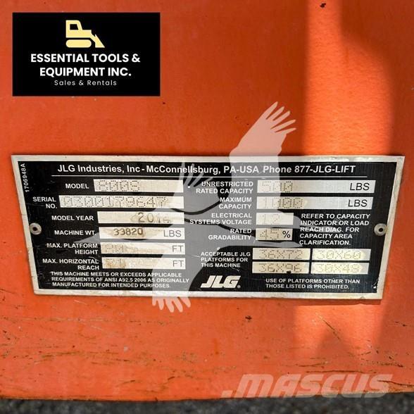 JLG 800S Plataformas de trabajo telescópica