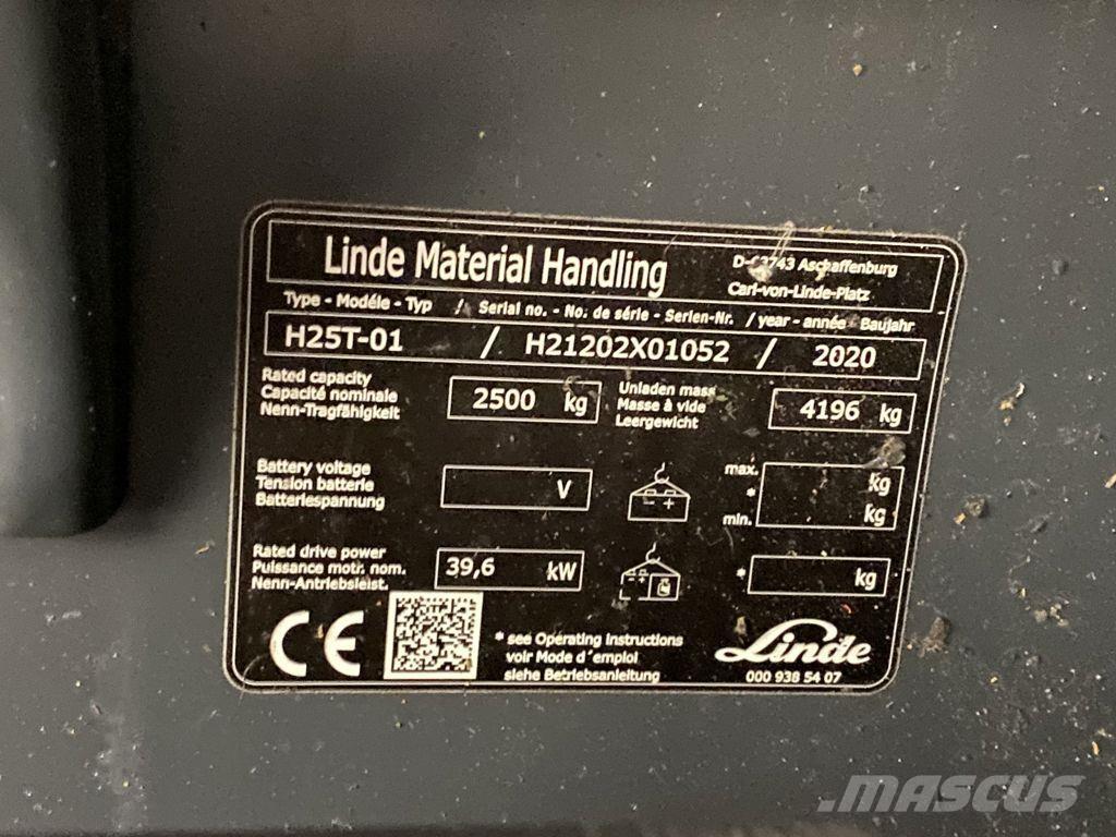 Linde H25T-01 Carretillas LPG
