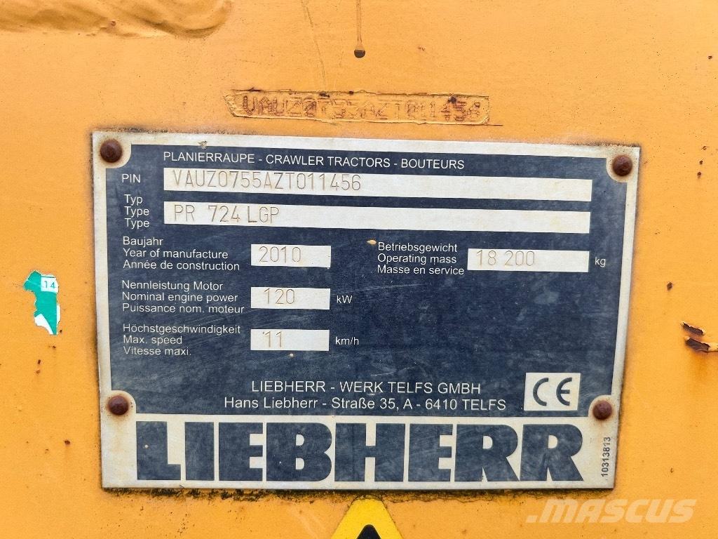 Liebherr PR 724 LGP Buldozer sobre oruga