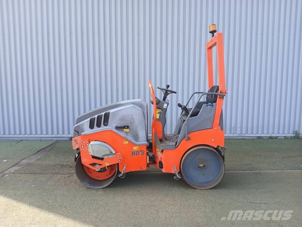 Hamm HD8 VV, Vält Rodillos de doble tambor