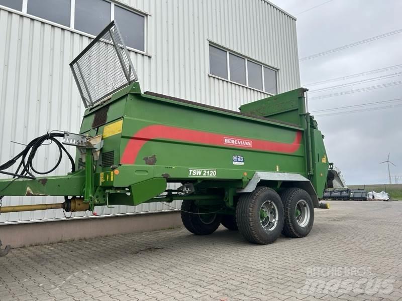 Bergmann TSW 2120 Remolques esparcidores de estiércol