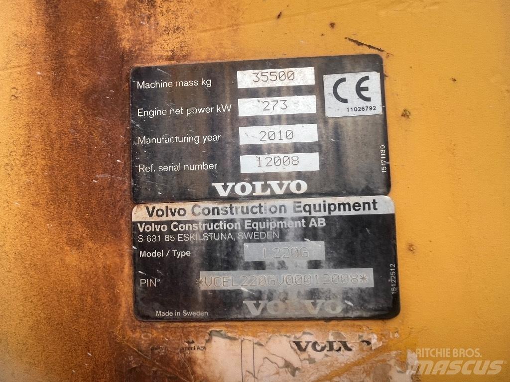 Volvo L 220 G Cargadoras sobre ruedas