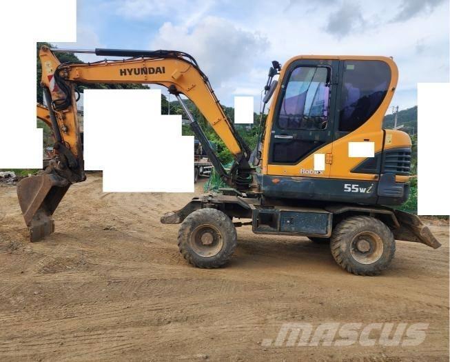 Hyundai Robex 55 W-3 Excavadoras de ruedas