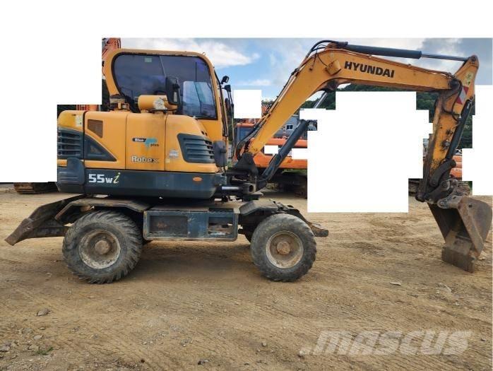 Hyundai Robex 55 W-3 Excavadoras de ruedas