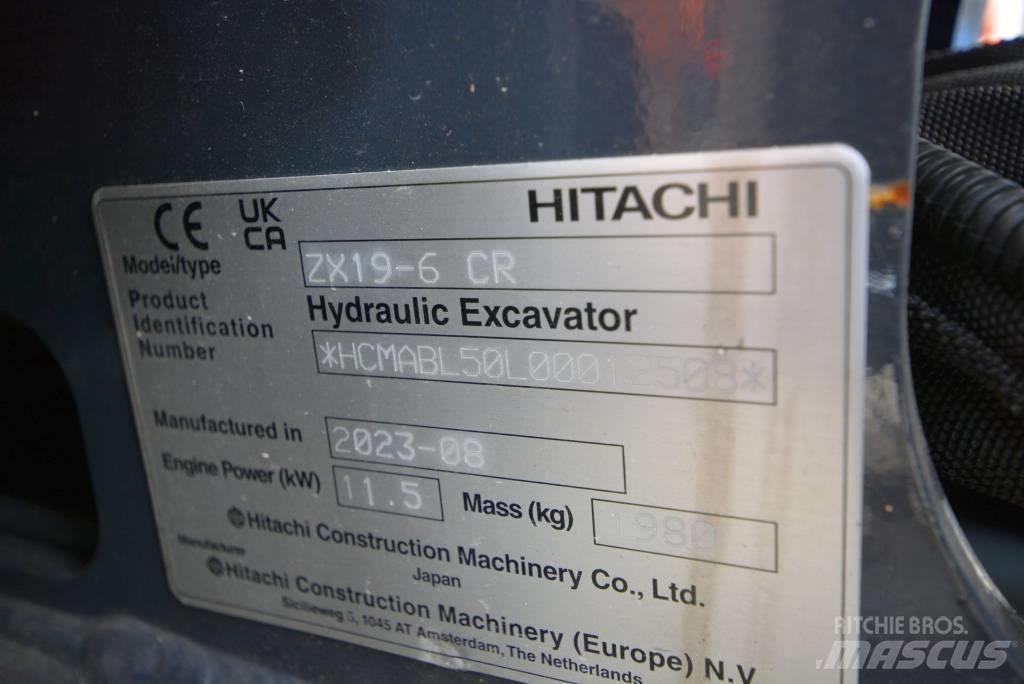Hitachi ZX 19-6 Mini excavadoras < 7t
