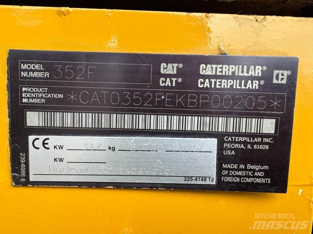 CAT 352F Excavadoras de cadenas